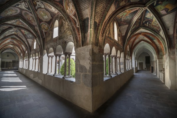 Cathedral cloister around 1370, the frescoes were painted from around 1390, Bressanone Cathedral, Cathedral Square, Bressanone, South Tyrol, Italy
