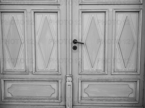 House entrance door, Mecklenburg-Western Pomerania, Germany