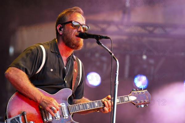 Dan Auerbach, singer/guitarist, from THE BLACK KEYS live at Zitadelle Spandau on 01.07.2025