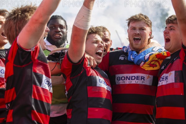 Rugby Bundesliga, 2024/25 season, final for the German championship: SC Frankfurt 1880 against TSV Handschuhsheim***Picture: Frankfurt is German champion