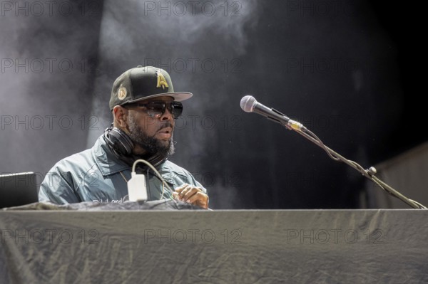 DJ Muggs, DJ, Cypress Hill, Hip-Hop, Rap, USA, open air at the Citadel Music Festival, 09.07.2025, Zitadelle Spandau, Berlin, Germany < english> Cypress Hill, HipHop, Rap, USA, open air at the Citadel Music Festival, July 9, 2025, Spandau Citadel, Berlin, Germany