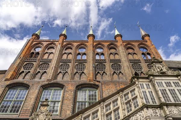 Lübeck Town Hall, Hanseatic City of Lübeck, Schleswig-Holstein, Germany
