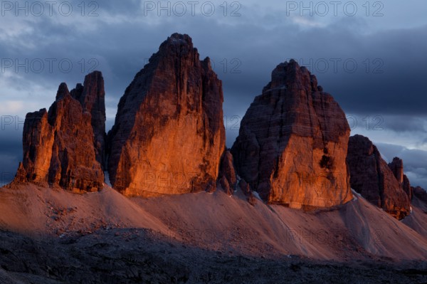 Tre Cime di Lavaredo, Dolomites, South Tyrol, Italy