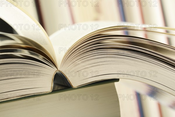 Composition with books on the table
