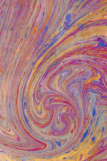 Traditional marbling artwork patterns as colorful abstract background