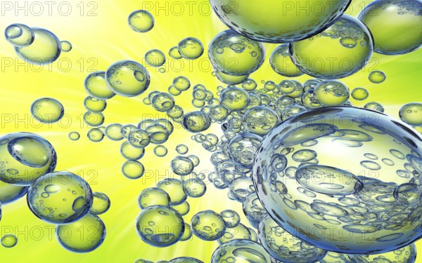 High resolution rendering of a drop background
