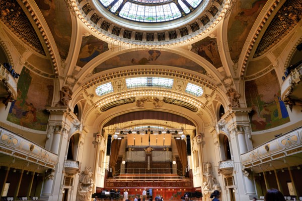 Prague Czech Republic. The Smetana Hall inside Municipal House