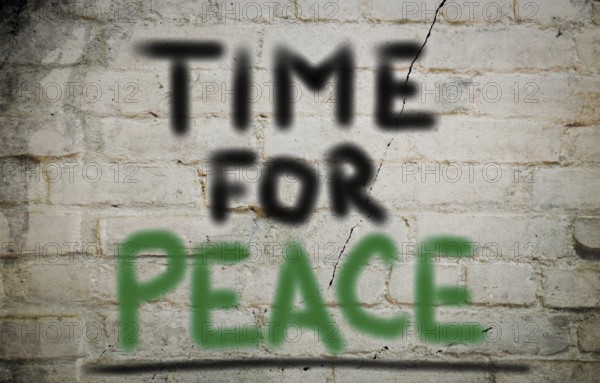 Time For Peace Concept
