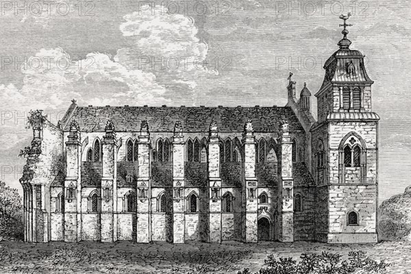 Holyrood Abbey, Edinburgh, Scotland, 17th century