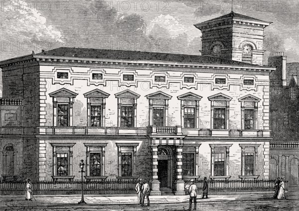 The new Corn Exchange building c.1850, Grassmarket, Edinburgh, Scotland, United Kingdom