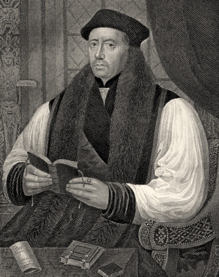 Thomas Cranmer, 1489-1556, ein führender Vertreter der englischen Reformation und Erzbischof von Canterbury