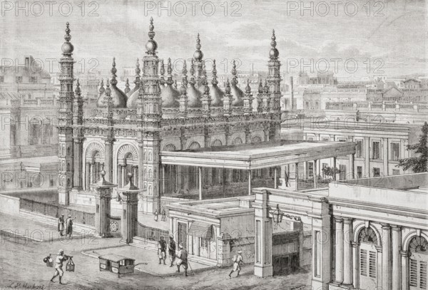 Ghulam Muhammed Mosque in Calcutta, west Bengal, India, Asia