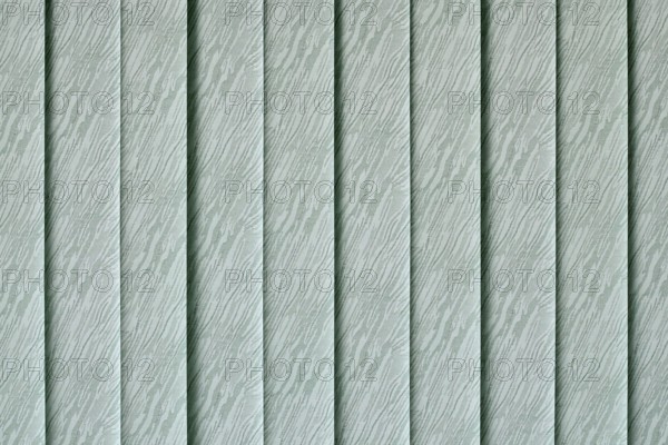 Vertical blinds on the window of the office