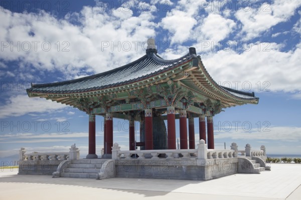 Korean Bell of Friendship pagoda in San Pedro, California