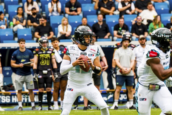 European League of Football, ELF/ Game: Munich Ravens at Stuttgart Surge on 26.May. 2024 ,in the PreZero Arena , Sinsheim, Germany.ero Arena , Sinsheim, Germany.