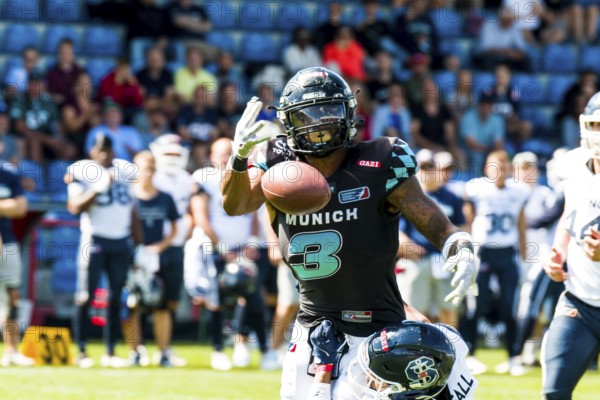 European League of Football, ELF/ Game: Milano Seamen at Munich Ravens on 28. July 2024, in the Sportpark Unterhaching, Unterhaching, Germany