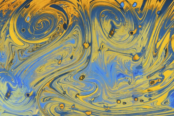Traditional Ottoman Turkish abstract marbling art patterns as background