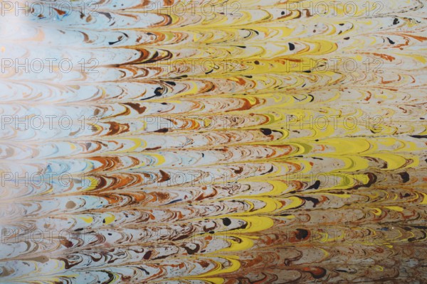 Abstract marbling art patterns in paint as background