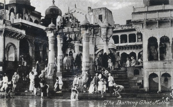 Post Card of Vishram Ghat, Mathura, Uttar Pradesh, India