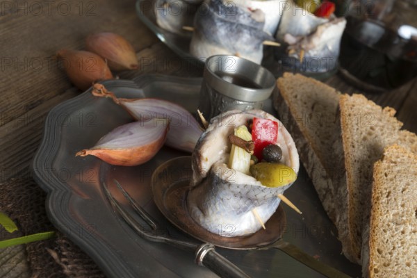 Rollmops - pickled herring fillets