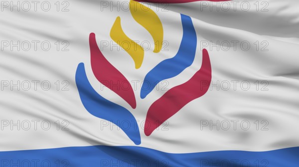 Learning And Lib Flag, Closeup View
