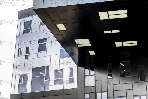 A building of the new WU in Vienna. The University of Economics and Business was newly built Austria