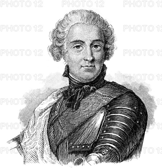Maurice, Count of Saxony, Maurice de Saxe, 1696 - 1750, a Saxon soldier in French service, Marshal General of France, Hermann Moritz Graf von Sachsen, Maréchal de Saxe, 1696 - 1750, ein deutscher Feldherr und Kriegstheoretiker in französischen Diensten, Herzog von Kurland, Generalmarschall von Frankreich