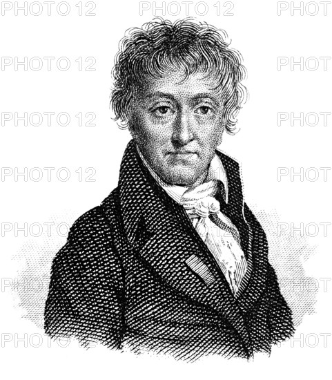 Lazare Nicolas Marguerite, Comte Carnot, 1753 - 1823, a French politician, engineer, and mathematician, Organizer of Victory in the French Revolutionary Wars, Graf Lazare Nicolas Marguerite Carnot, 1753 - 1823, ein französischer Offizier, Mathematiker und Politiker
