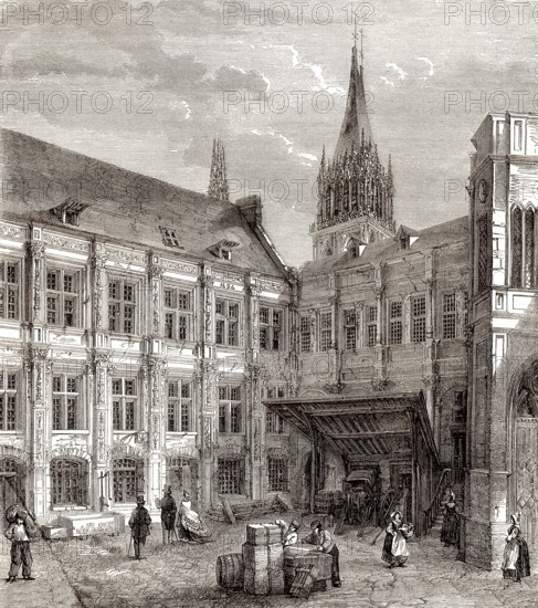 Chambre des Comptes, rue des Carmes, Paris, France, 19th century