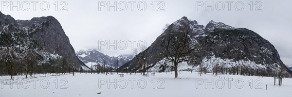 Großer Ahornboden in winter, Karwendel