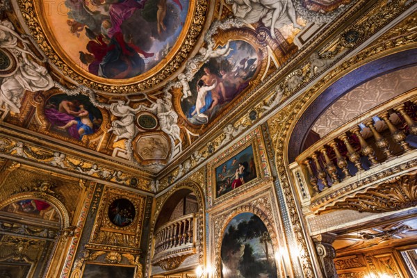 PARIS, FRANCE, OCTOBER 12, 2019 : interiors and decors of the hotel de Lauzun, october12, 2019, in Paris, France