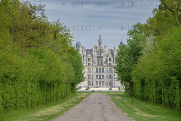 Castle of Chambord, 16th century, Loire Valley, France, Western Europe