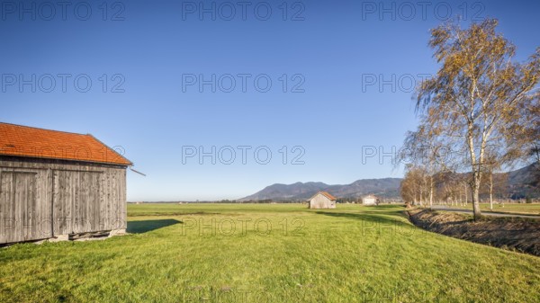 An image of an autumn scenery in bavaria germany