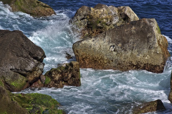 Sea Waves Cliffs