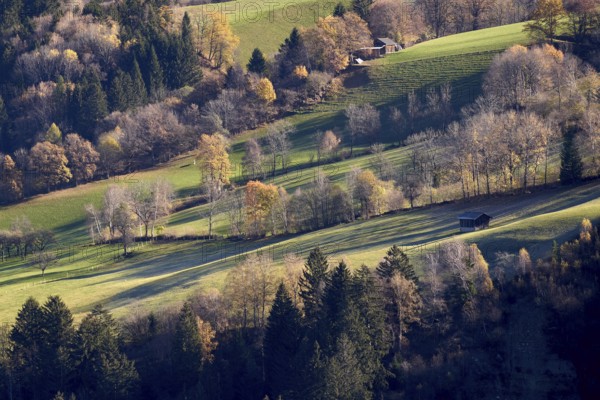 Autumn in the Liesertal near Gmünd, Carinthia, Austria