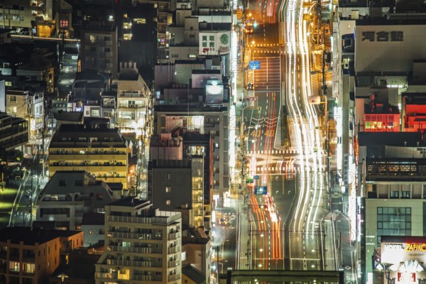 Yokohama night view seen from the Landmark Tower. Shooting Location: Yokohama-city kanagawa prefecture