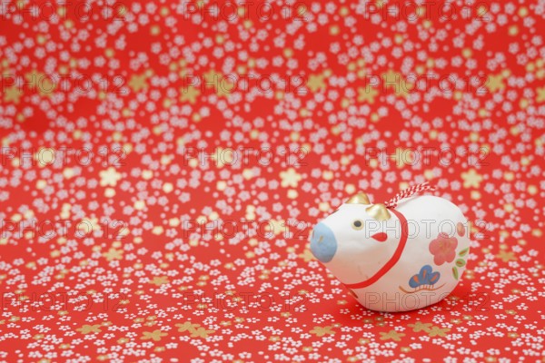 Ox Year greeting cards, New Year material (2021 New Year zodiac). Shooting Location: Yokohama-city kanagawa prefecture