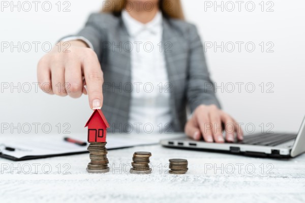 Discussing House Financing Plans, Explaining Housing Loans And Mortgage