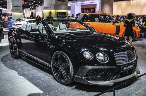 FRANKFURT - SEPT 2015: Bentley Continental GTC Startech cabrio presented at IAA International Motor Show on September 20, 2015 in Frankfurt, Germany