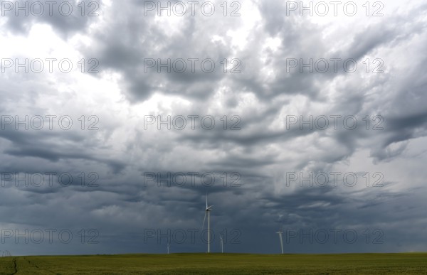 Summer Storms in the Canadian Prairies Dramatic Scenes
