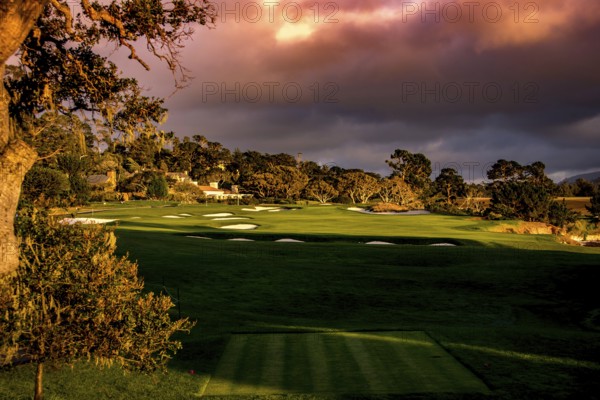 Pebble Beach golf course, Monterey, California, usa
