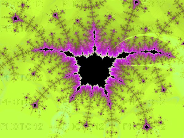 An illustration of a nice abstract fractal graphic background