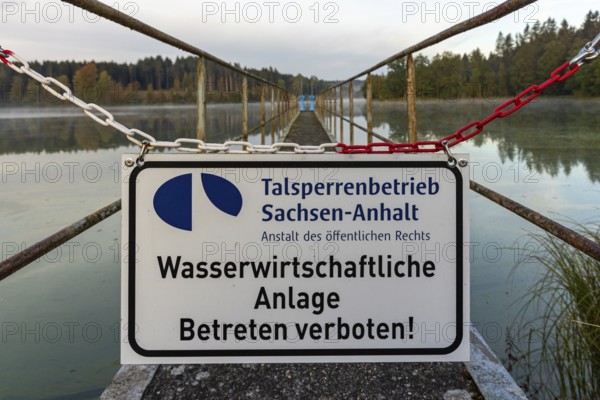 Frankenteich near Straßberg Harz in the Selke valley
