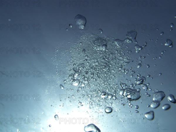 Rising air bubbles