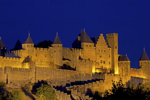 Carcassone by night