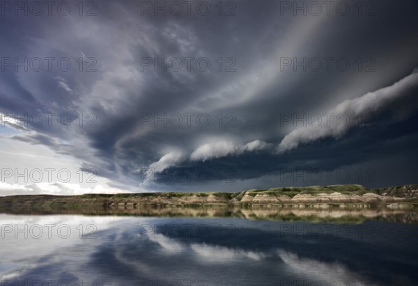 Prairie Storm Clouds Canada Saskatchewan Dramatic Summer