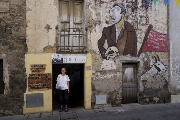 Historical murals in Orgosolo, Sardinia