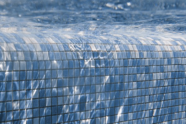 Mosaic tiles swimming pool Underwater