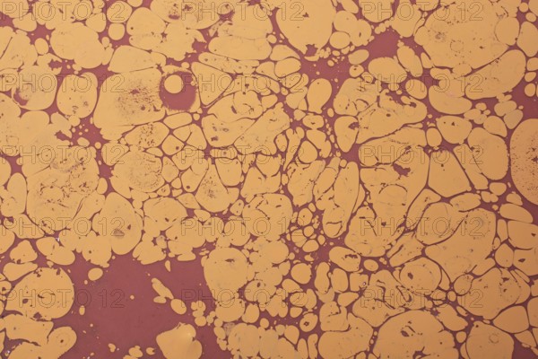 Beautiful abstract art of Ebru marbling painting techniques on water with paints