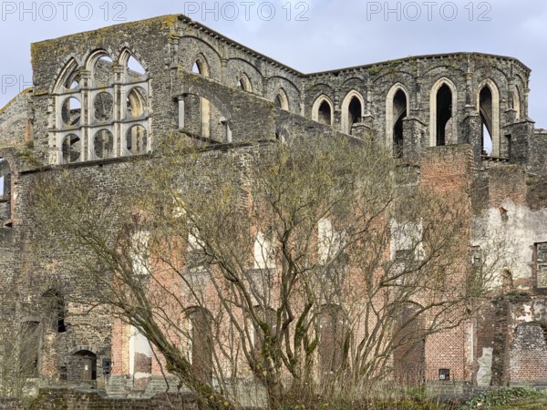 Villers Abbey ruins, an ancient Cistercian abbey located near the town of Villers-la-Ville in the Brabant province of Wallonia, Belgium, December 19th, 2020
